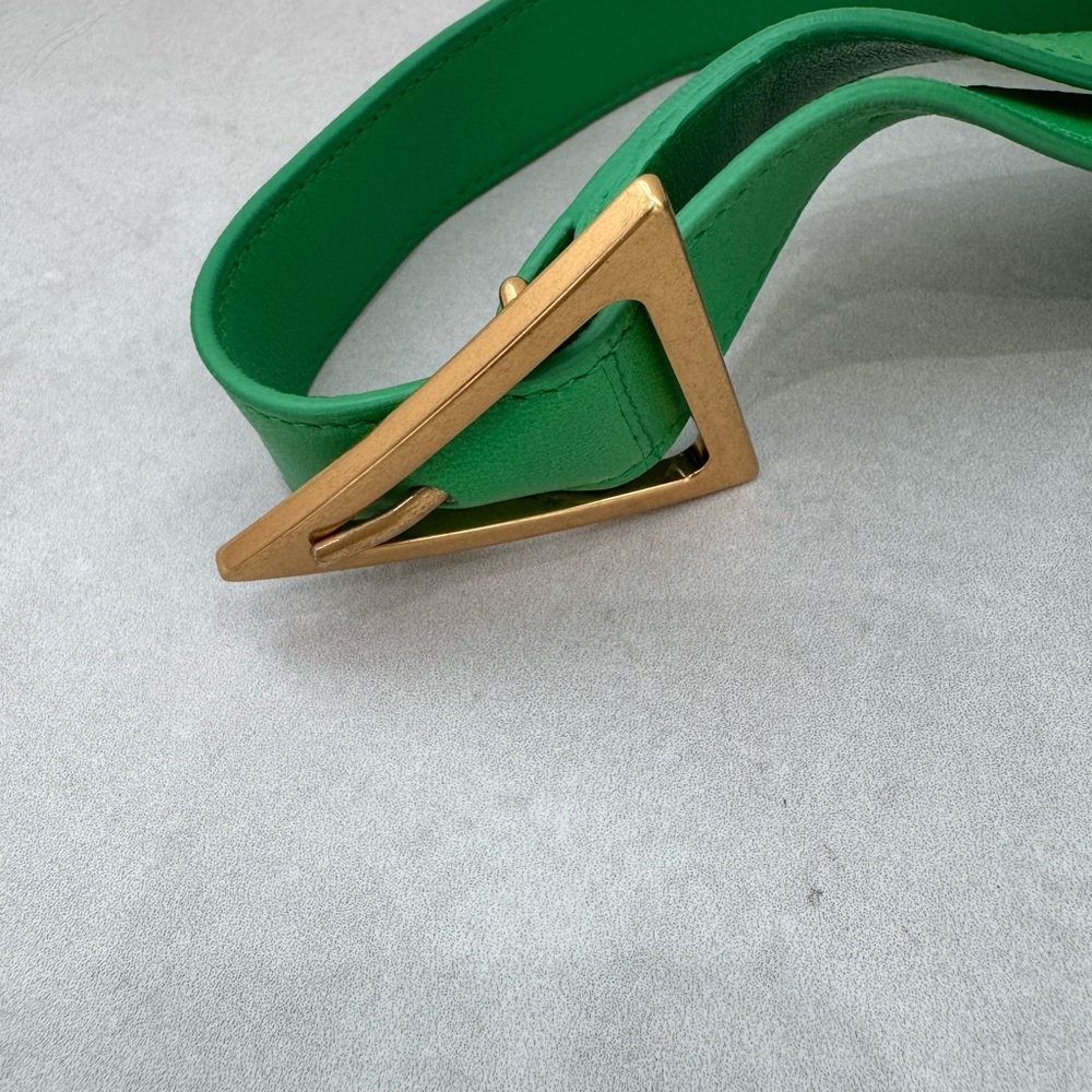 Bottega Veneta Borba Intreccio Napa: Grass green/ gold - Picture 2 of 13